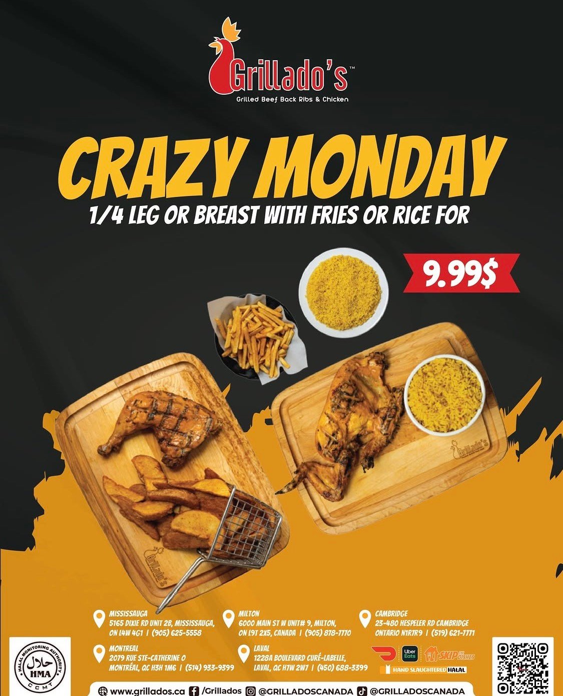 Grillado's Canada campaign