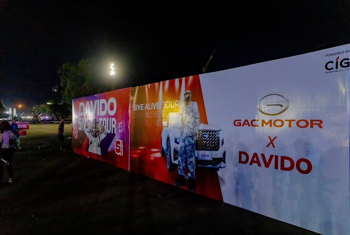 GAC Motor Davido wedding activation
